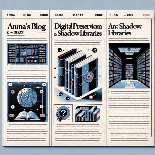 Annas Blog C+ 2022: Einblicke in die Digitale Bewahrung und Schattenbibliotheken