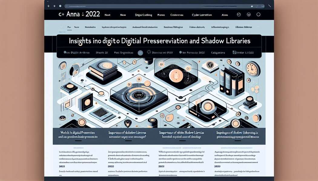 Technologische Ansätze in modernen Archiven - Annas Blog C+ 2022: Einblicke in die Digitale Bewahrung und Schattenbibliotheken